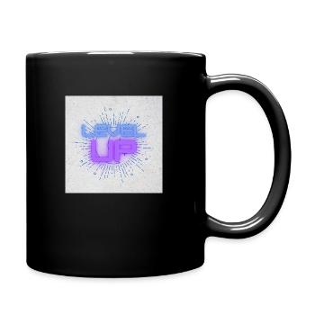 Level up - Tasse einfarbig - Schwarz - Rechts
