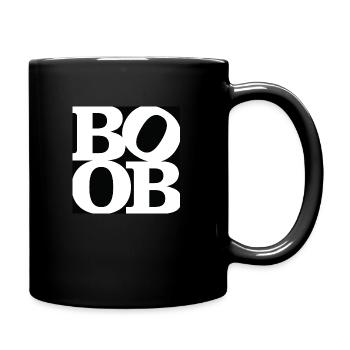 Boob WordPlay art original 3 - Mug uni - noir - Droite