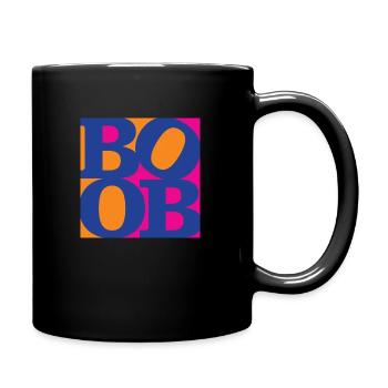 Boob WordPlay art original 6 - Mug uni - noir - Droite