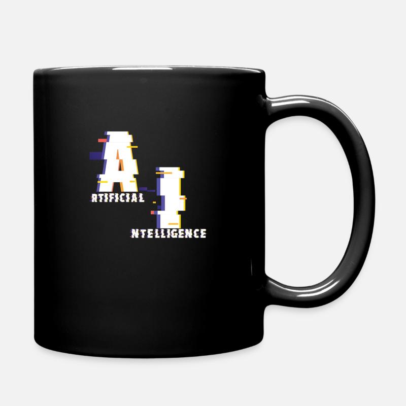 Artificial intelligence - Full Colour Mug - black