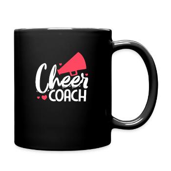 Cheer Coach - Cheerleading Lover Cheer Expert - Tasse einfarbig - Schwarz - Rechts