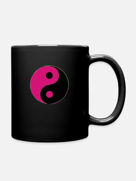 Yin Yang - Mug uni - noir