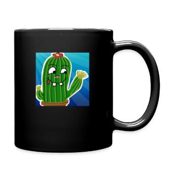 Kaktus Jim - Tasse einfarbig - Schwarz - Rechts