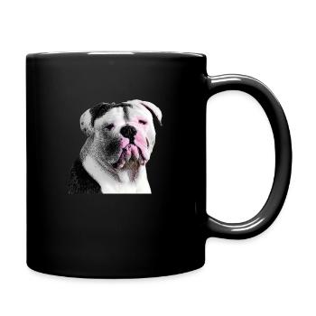 Bulldog Anglais 2 - Mug uni - noir - Droite