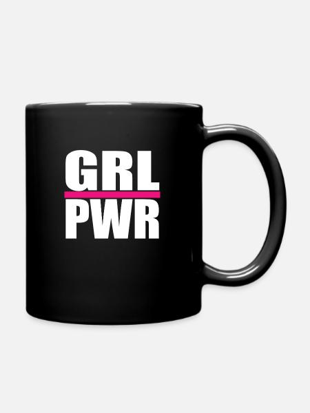 GRL PWR - Mug uni - noir