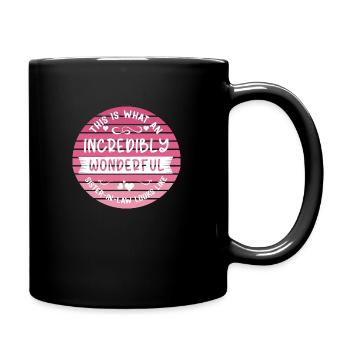 Funny sister-in-law gift saying - Full Colour Mug - black - Right