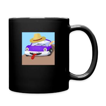 Freddie the car - Full Colour Mug - black - Right