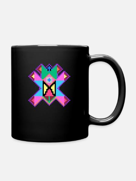 Die magische Schildkröte - Tasse einfarbig - Schwarz