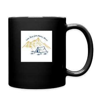 Venez dormir avec Mère Nature - Mug uni - noir - Droite