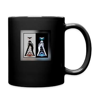 Danse en deux - Mug uni - noir - Droite