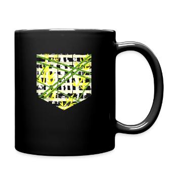 Brusttasche Jungle - Tasse einfarbig - Schwarz - Rechts
