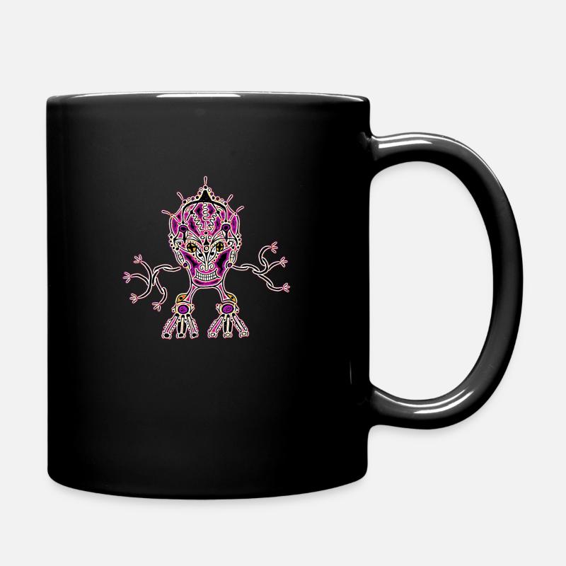 Alles ist unter Kontrolle - Lila - Tasse einfarbig - Schwarz