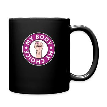 My Body - Tasse einfarbig - Schwarz - Rechts