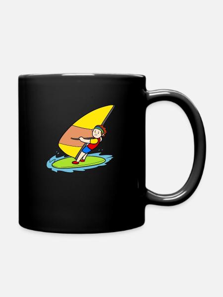 Planches à voile - Mug uni - noir