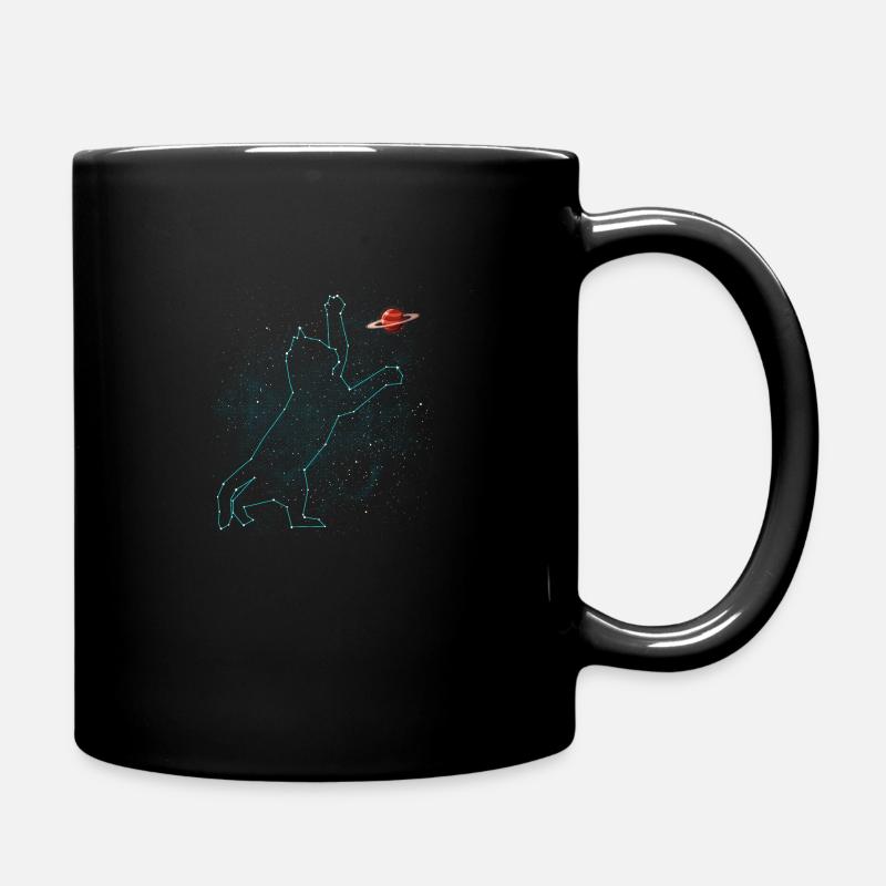 Constellation of the cat - Full Colour Mug - black