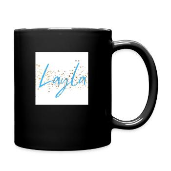 Layla - Tasse einfarbig - Schwarz - Rechts
