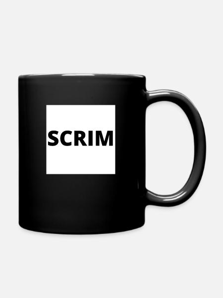 Design « SCRIM » en noir - Mug uni - noir