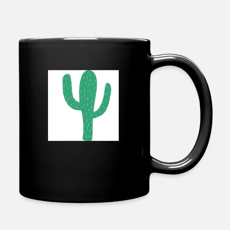 Kaktus - Tasse einfarbig - Schwarz