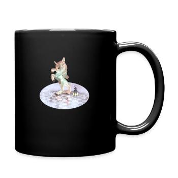 Conte de fées Bébé Licorne - Mug uni - noir - Droite