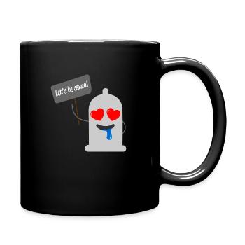 InLove Condom - Tasse einfarbig - Schwarz - Rechts