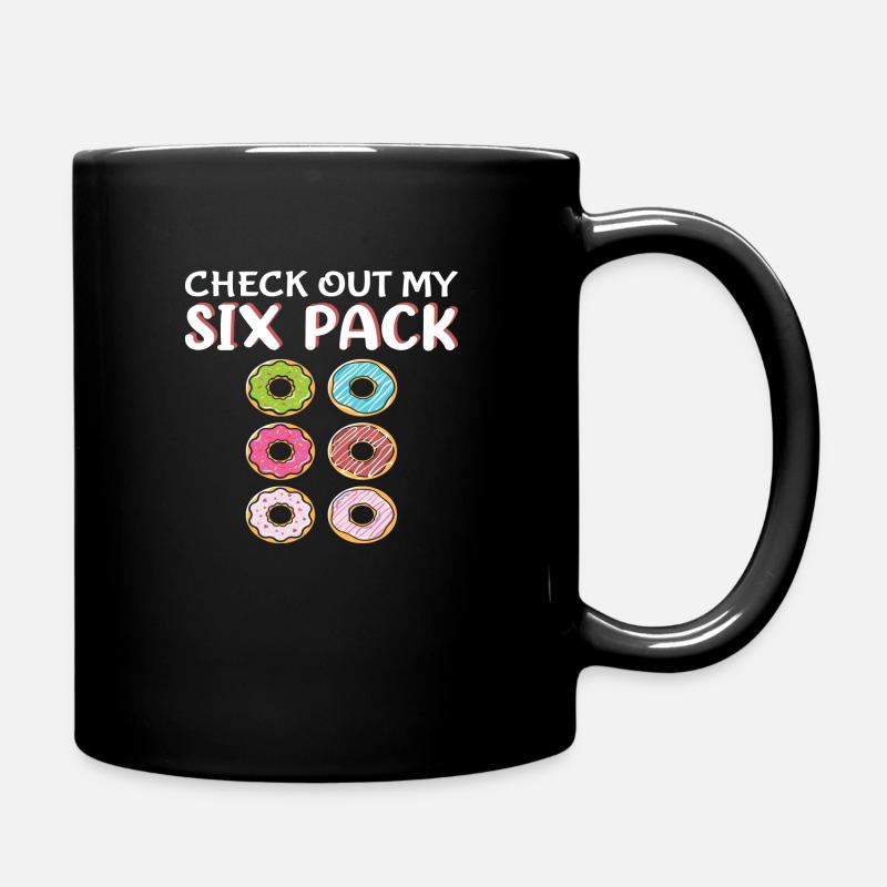 Check out my Six Pack - Full Colour Mug - black
