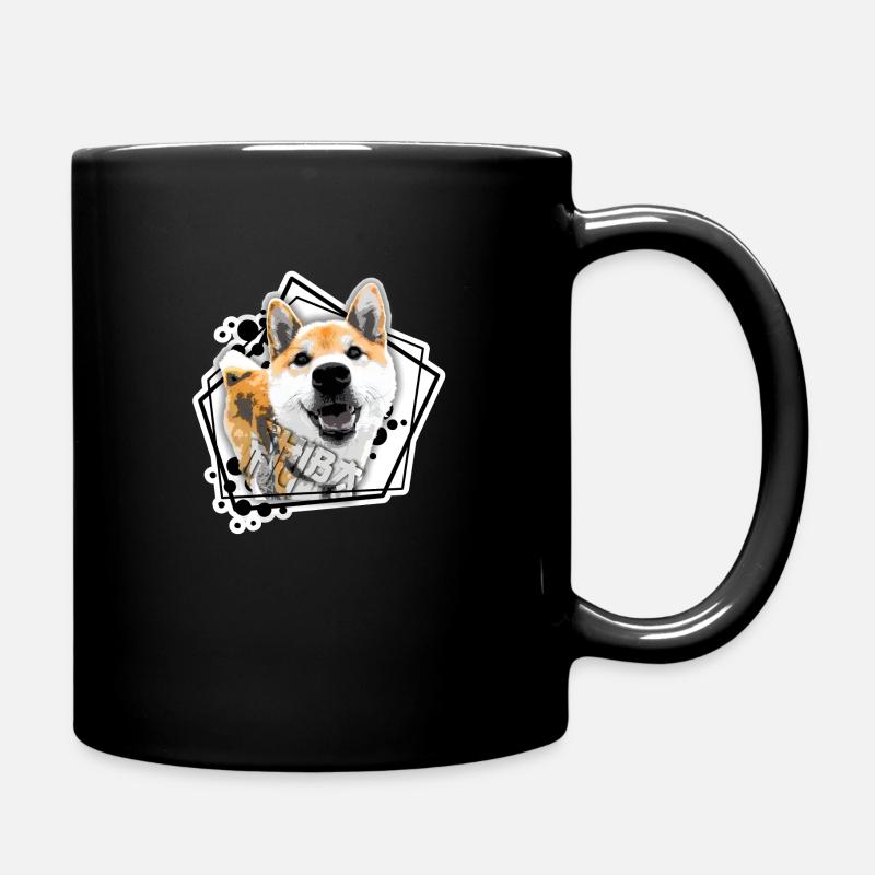 Shiba inu - Tasse einfarbig - Schwarz