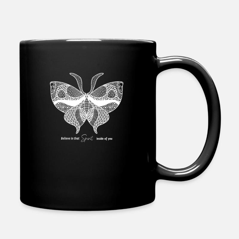 Spirit Animal - Buttfly - Tasse einfarbig - Schwarz