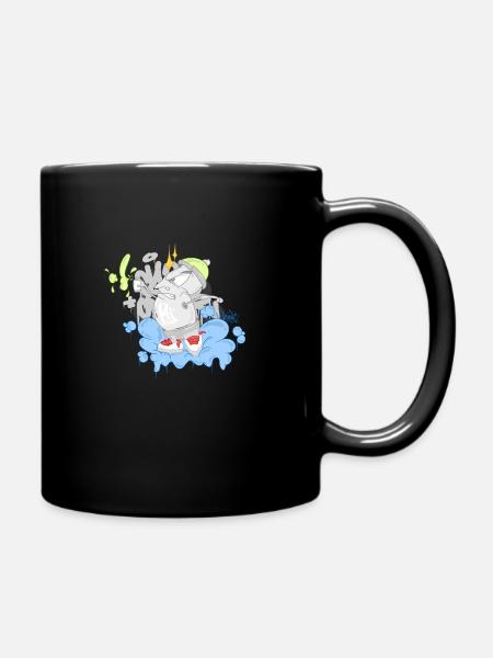 LA GROSSE BOÎTE EN ACTION - Mug uni - noir