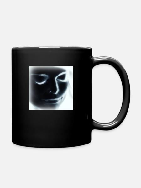 B&W - Full Colour Mug - black