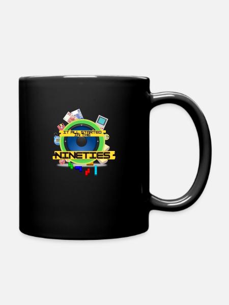 Tout a commencé dans les années quatre-vingt-dix - Mug uni - noir