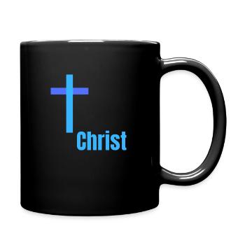 T sichert - Tasse einfarbig - Schwarz - Rechts