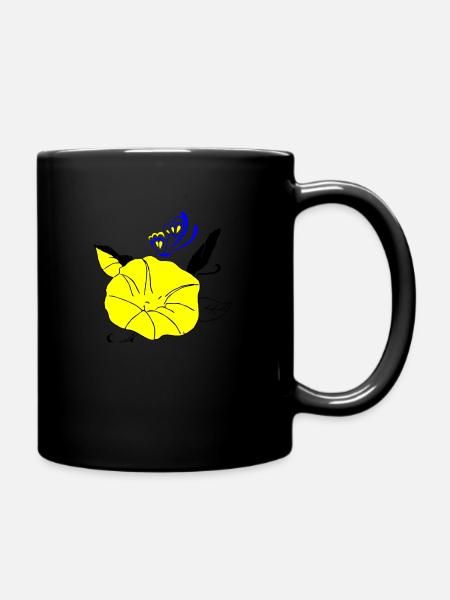 Butterfly - Full Colour Mug - black