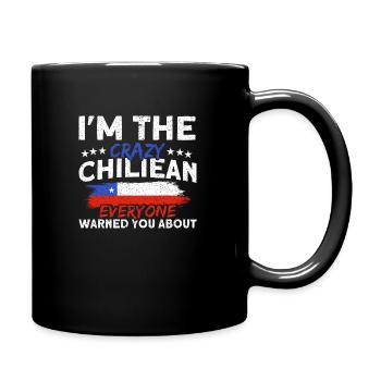 I'm the crazy Chilean Chile souvenir - Full Colour Mug - black - Right