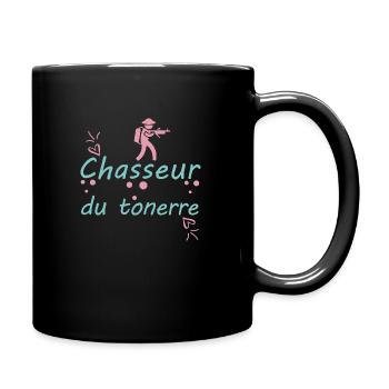 Tshirt homme Chasseur du tonerre - Mug uni - noir - Droite