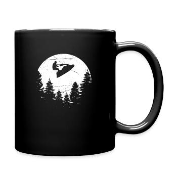 jetski Design for a jetski fan - Full Colour Mug - black - Right