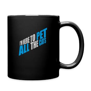 Animaux de compagnie tous les chats - Mug uni - noir - Droite