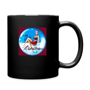 Marie-Theres von München - Tasse einfarbig - Schwarz - Rechts