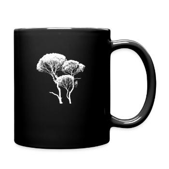 Tall Canopy Tree - Full Colour Mug - black - Right