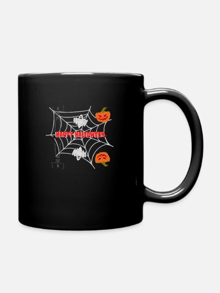 Happy Halloween - Full Colour Mug - black