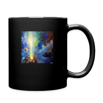 White hole in space - Full Colour Mug - black - Right