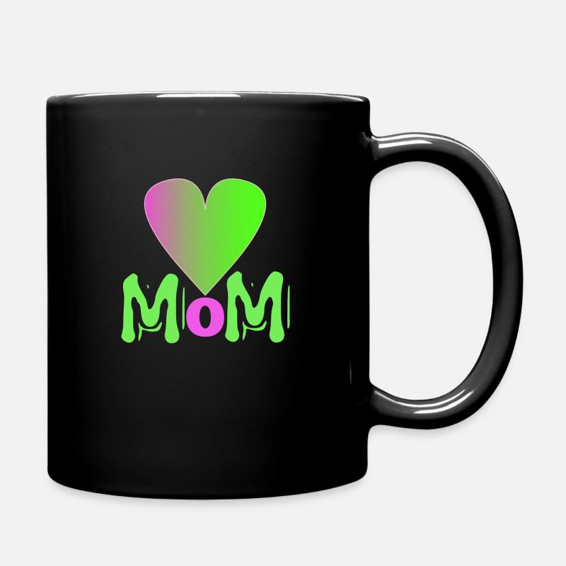mom - Tasse einfarbig - Schwarz
