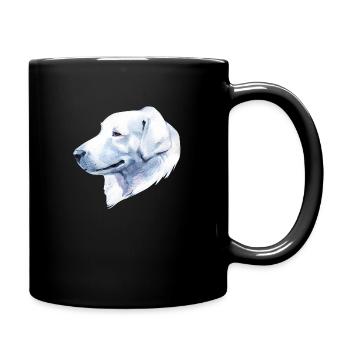 Slowenischer Cuvac Hundebesitzer Hundeliebhaber - Tasse einfarbig - Schwarz - Rechts