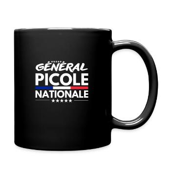 Général de la Picole Nationale - Mug uni - noir - Droite