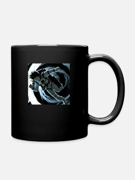 Astronaut in the black hole - Full Colour Mug - black