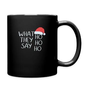 Ho Ho Ho - Mug uni - noir - Droite