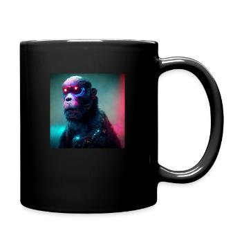 Neo Ape - Tasse einfarbig - Schwarz - Rechts