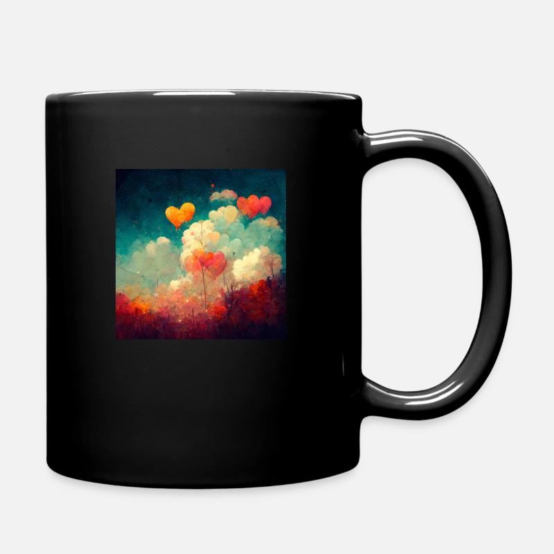 Happiness - Tasse einfarbig - Schwarz