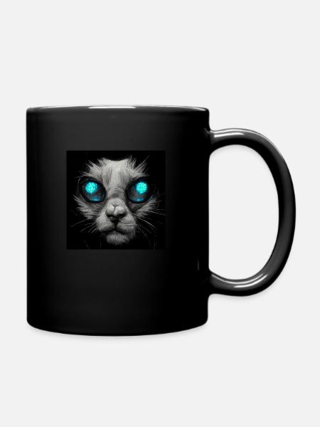 Lesarrrr Cat - Tasse einfarbig - Schwarz
