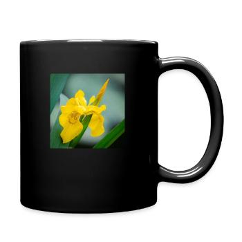 water lily - Full Colour Mug - black - Right
