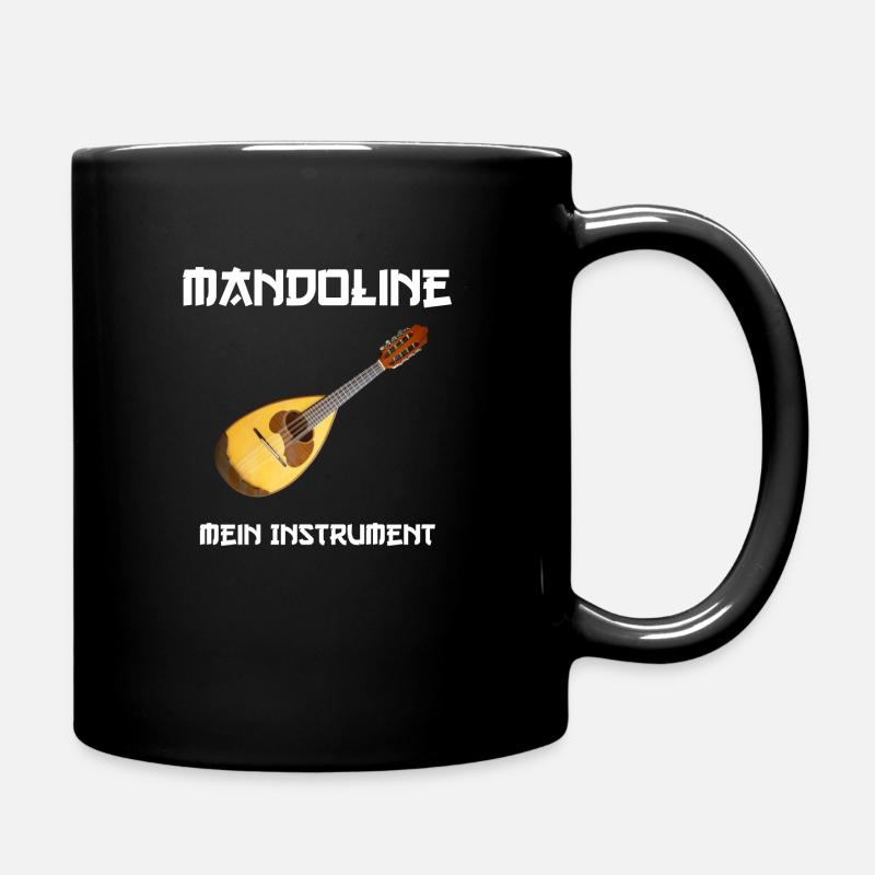 Mandoline Mein Instrument (Foto) - Tasse einfarbig - Schwarz